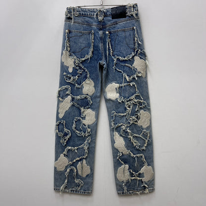 RACER WORLDWIDE Definitive Patch Jeans デニムパンツ インディゴ サイズ：30【加古川店】