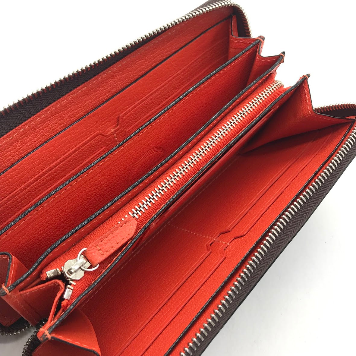 L'arcobaleno | ラルコバレーノ ラウンドファスナー長財布 長財布 ブラウン【倉吉店】