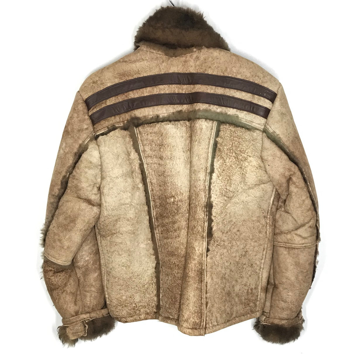 USA製 COOPER LEATHER BOA JACKET レザージャケット レザー ブラウン サイズ：40【倉吉店】