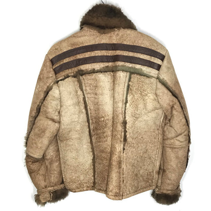 USA製 COOPER LEATHER BOA JACKET レザージャケット レザー ブラウン サイズ：40【倉吉店】