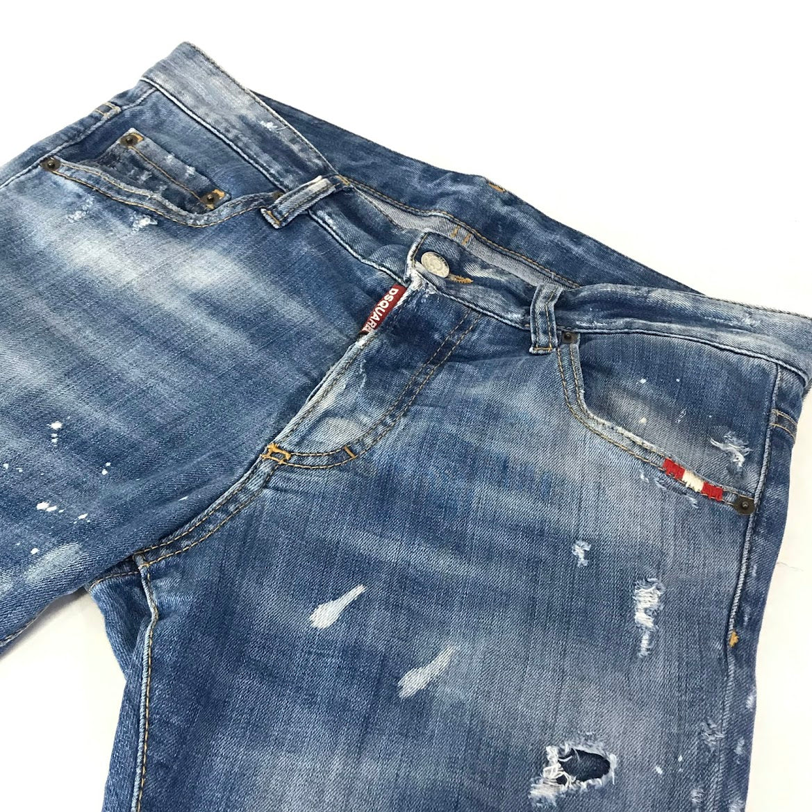 DSQUARED2 | ディースクエアード Skinny Dan Jean ダメージ加工 スキニーデニム デニムパンツ S74LB0429 ブルー サイズ：44【倉吉店】