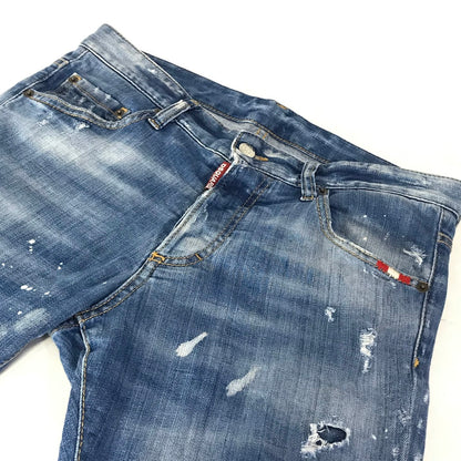 DSQUARED2 | ディースクエアード Skinny Dan Jean ダメージ加工 スキニーデニム デニムパンツ S74LB0429 ブルー サイズ：44【倉吉店】