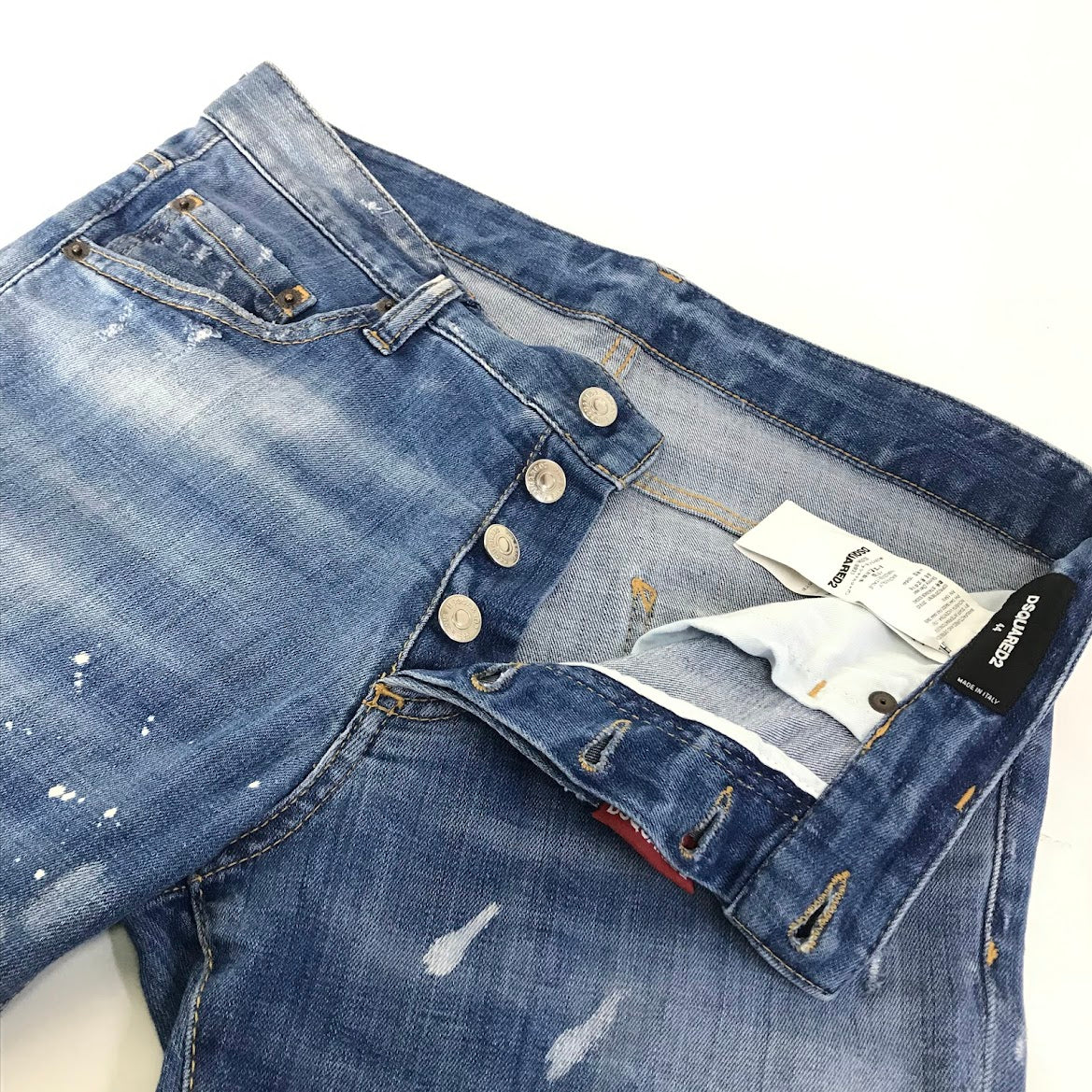 DSQUARED2 | ディースクエアード Skinny Dan Jean ダメージ加工 スキニーデニム デニムパンツ S74LB0429 ブルー サイズ：44【倉吉店】