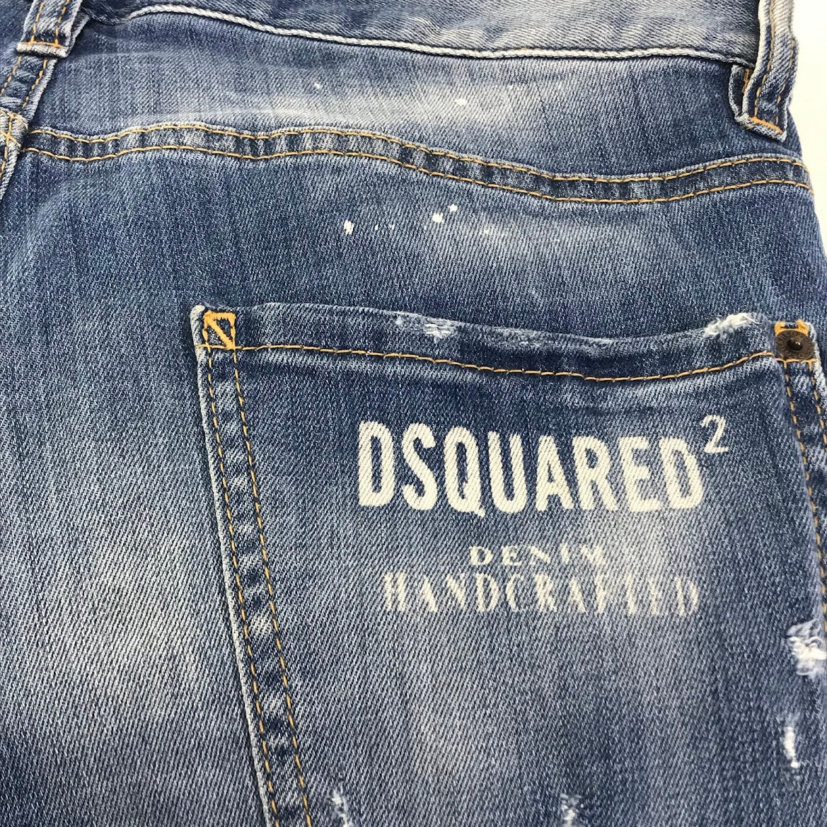DSQUARED2 | ディースクエアード Skinny Dan Jean ダメージ加工 スキニーデニム デニムパンツ S74LB0429 ブルー サイズ：44【倉吉店】