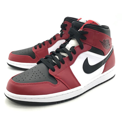 NIKE | ナイキ AIR JORDAN 1 MID 'CHICAGO BLACK TOE' スニーカー 554724-069 ブラック/ブラック-ジムレッド 27.5cm【倉吉店】