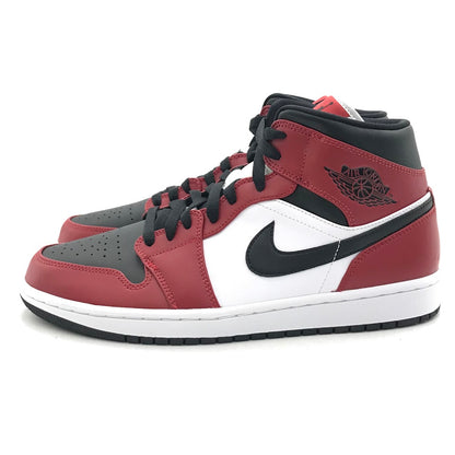 NIKE | ナイキ AIR JORDAN 1 MID 'CHICAGO BLACK TOE' スニーカー 554724-069 ブラック/ブラック-ジムレッド 27.5cm【倉吉店】