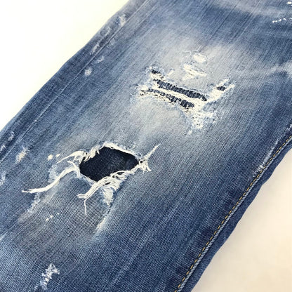 DSQUARED2 | ディースクエアード Skinny Dan Jean ダメージ加工 スキニーデニム デニムパンツ S74LB0429 ブルー サイズ：44【倉吉店】