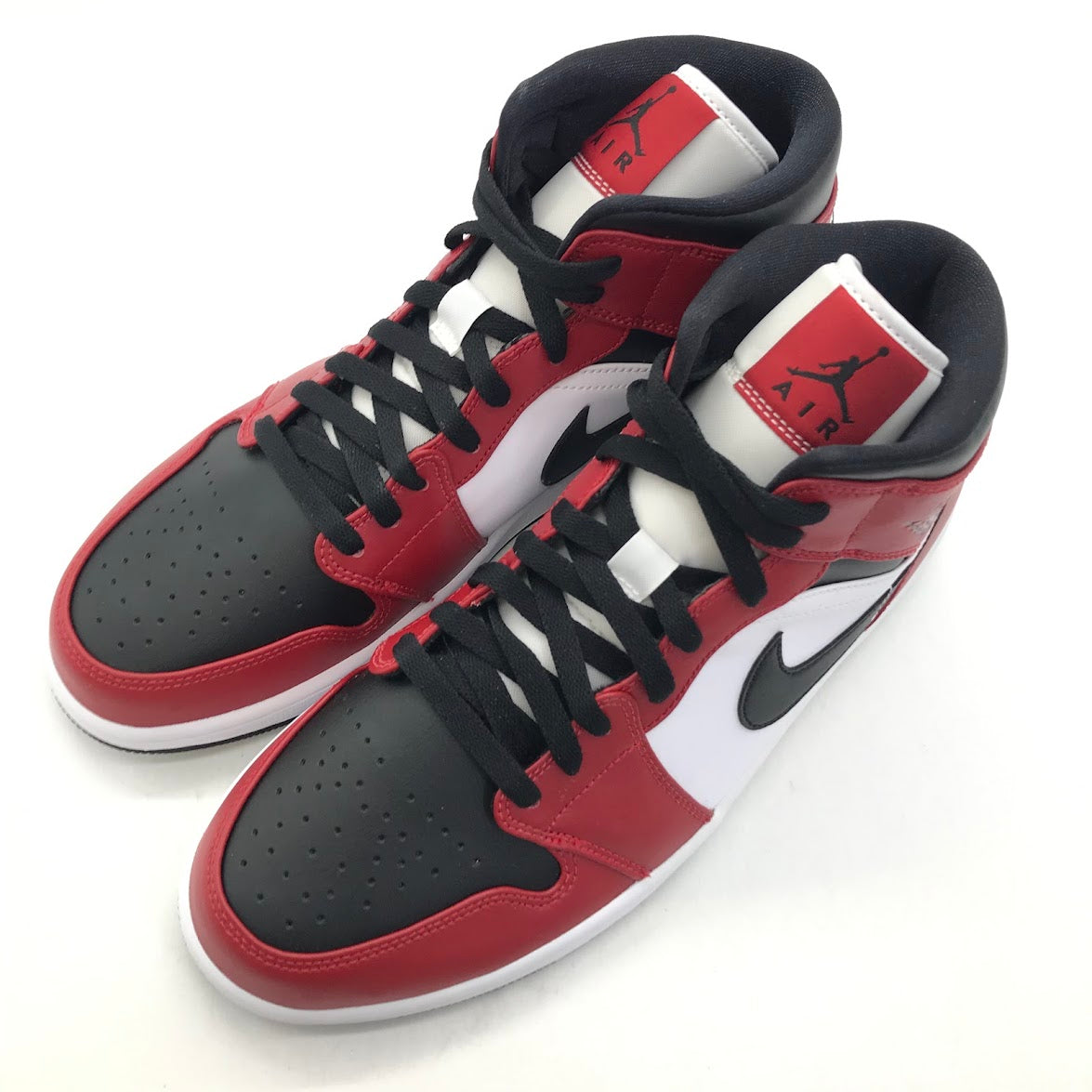 NIKE | ナイキ AIR JORDAN 1 MID 'CHICAGO BLACK TOE' スニーカー 554724-069 ブラック/ブラック-ジムレッド 27.5cm【倉吉店】