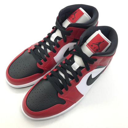NIKE | ナイキ AIR JORDAN 1 MID 'CHICAGO BLACK TOE' スニーカー 554724-069 ブラック/ブラック-ジムレッド 27.5cm【倉吉店】