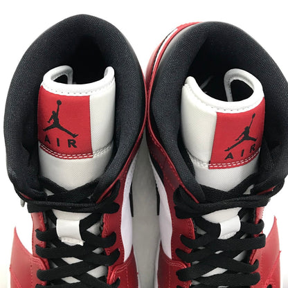 NIKE | ナイキ AIR JORDAN 1 MID 'CHICAGO BLACK TOE' スニーカー 554724-069 ブラック/ブラック-ジムレッド 27.5cm【倉吉店】