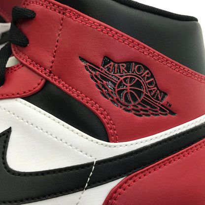NIKE | ナイキ AIR JORDAN 1 MID 'CHICAGO BLACK TOE' スニーカー 554724-069 ブラック/ブラック-ジムレッド 27.5cm【倉吉店】
