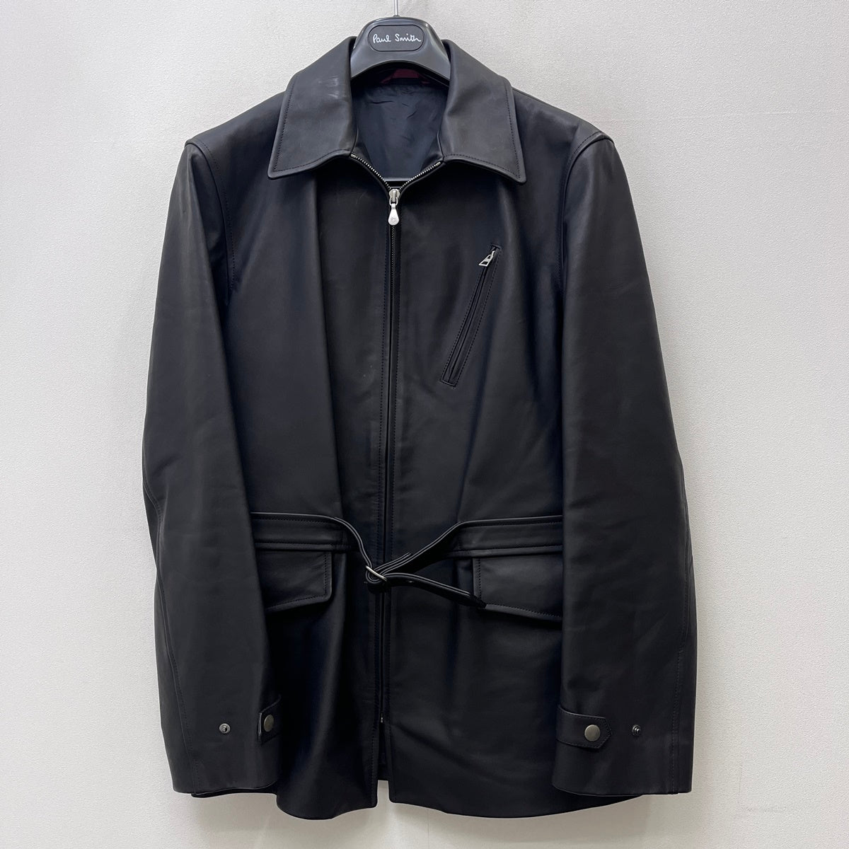 Paul Smith | ポール・スミス シングルライダース レザー 443323 ブラック サイズ：L【加古川店】