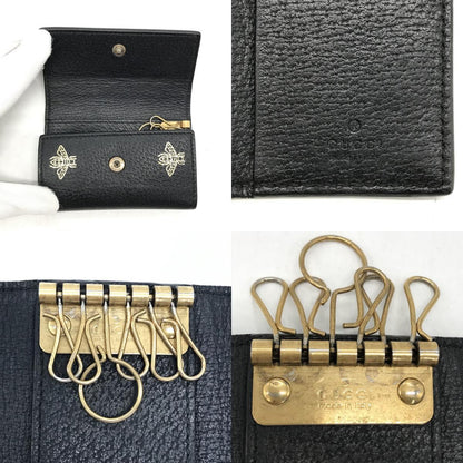 GUCCI | グッチ Bee Star 6連キーケース キーケース 495071 ブラック【倉吉店】【代金引換不可・日時指定不可】【ポスト投函】