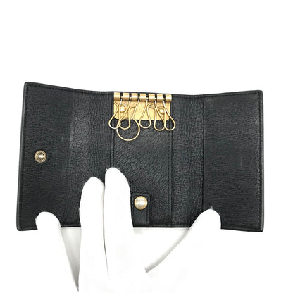 GUCCI | グッチ Bee Star 6連キーケース キーケース 495071 ブラック【倉吉店】【代金引換不可・日時指定不可】【ポスト投函】