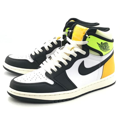 NIKE | ナイキ AIR JORDAN 1 RETRO HIGH OG VOLT GOLD スニーカー 555088-118 ホワイト/ブラック/ボルト 27cm【倉吉店】