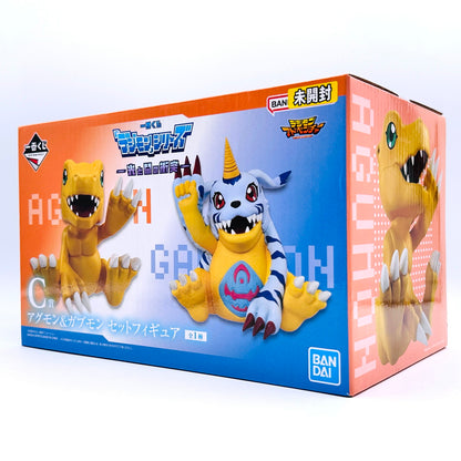 フィギュア 未開封 C賞 アグモン＆ガブモンセットフィギュア　「光と闇の衝突/一番くじデジモンシリーズ」【フィギュア】【倉吉店】