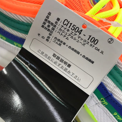 NIKE | ナイキ AIR MAX 97 OA JL 'LONDON SUMMER OF LOVE' スニーカー CI1504-100 マルチカラー 27cm【倉吉店】
