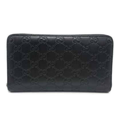 GUCCI | グッチ グッチシマ GGオーガナイザー ラウンドファスナー長財布 長財布 447906 ブラック【倉吉店】