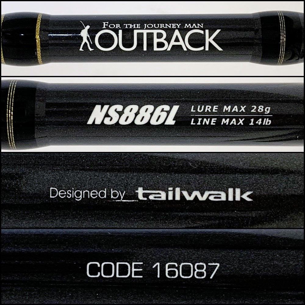 【中古】【釣り/つり/釣具/ロッド】Tailwalk | テイルウォーク アウトバック NS886L【加古川店】