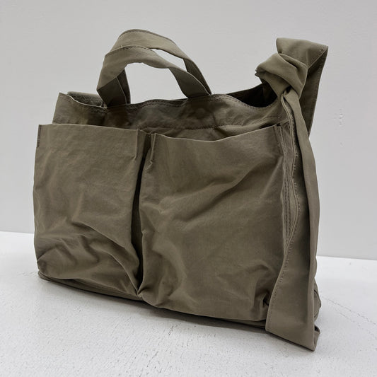 itti | イッチ GEM KNOT SHOLDER TOTE BAG LA PEAU DE GEM その他バッグ カーキ【加古川店】