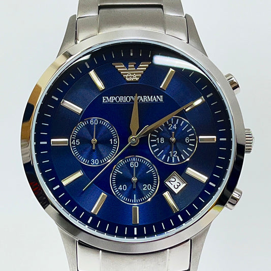 Emporio Armani | エンポリオ・アルマーニ クロノグラフ 腕時計 AR-2448 アナログ表示 クオーツ ブルー【加古川店】