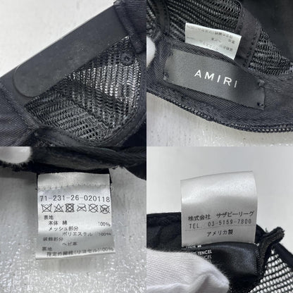 AMIRI | アミリ スターパッチ キャップ ブラック【加古川店】