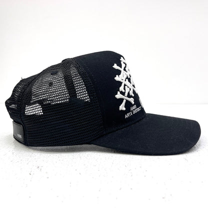 AMIRI | アミリ bones stacked trucker hat キャップ amhatr1016 ブラック【加古川店】