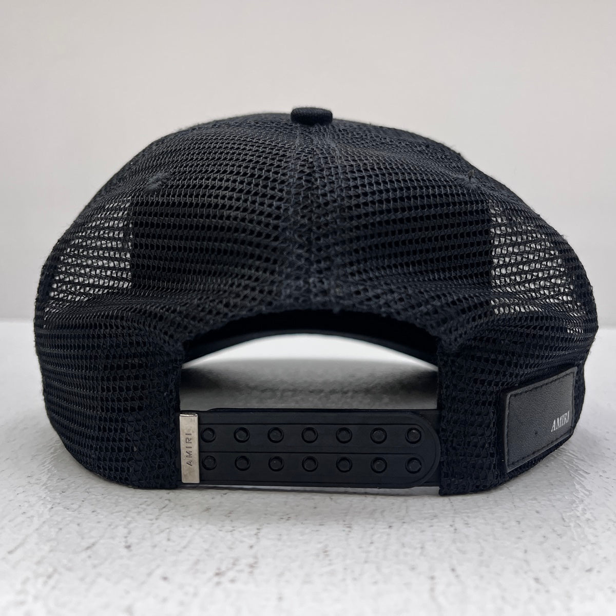 AMIRI | アミリ bones stacked trucker hat キャップ amhatr1016 ブラック【加古川店】