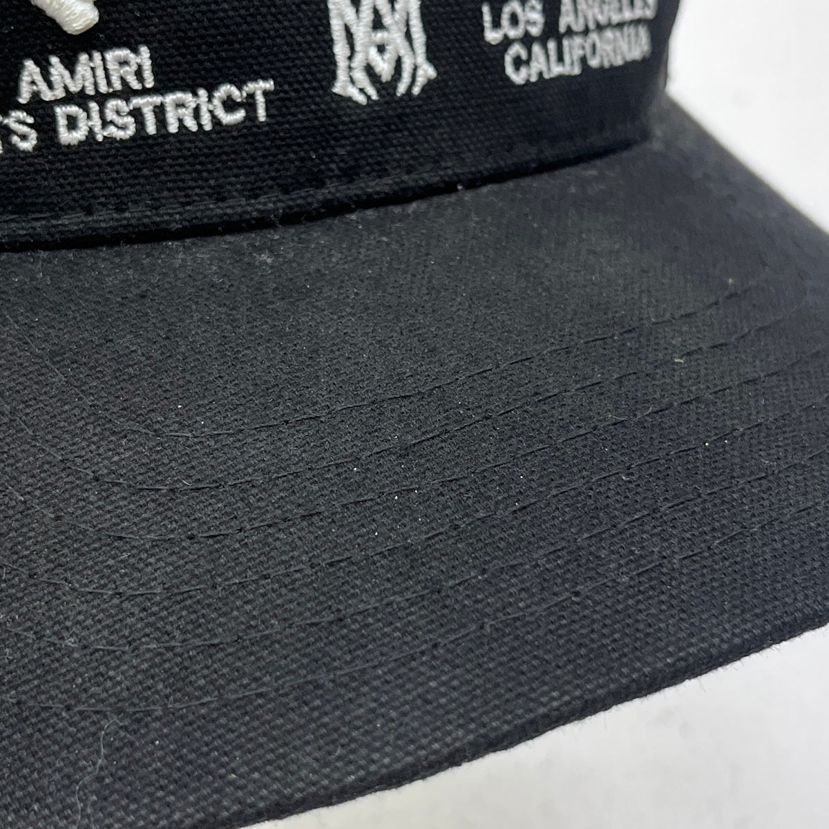 AMIRI | アミリ bones stacked trucker hat キャップ amhatr1016 ブラック【加古川店】