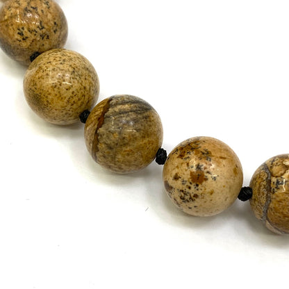 YENN NATURAL STONE 12 ネックレス ベージュ【加古川店】