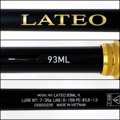 【中古】【釣り/つり/釣具/ロッド】Daiwa | ダイワ ラテオ 93ML・K【加古川店】