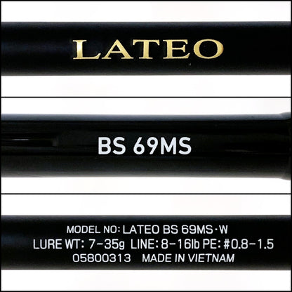 【釣り/つり/釣具/ロッド】Daiwa | ダイワ ラテオ BS 69MS・W【加古川店】