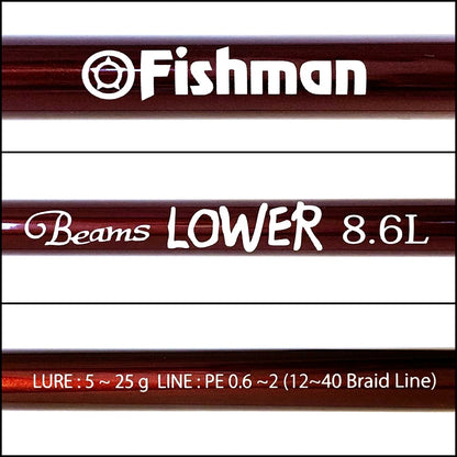 【釣り/つり/釣具/ロッド】FISHMAN | フィッシュマン ビームスローワー 8.6L【加古川店】