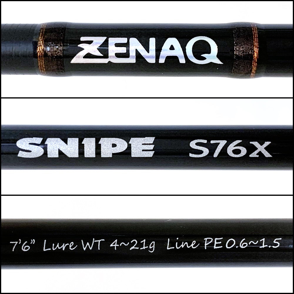 【釣り/つり/釣具/ロッド】ZENAQ | ゼナック スナイプ S76X RG【加古川店】