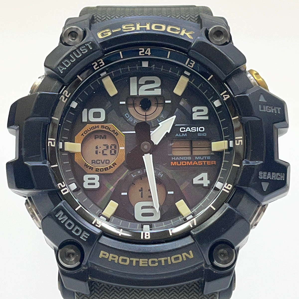 G-SHOCK | ジーショック MUDMASTER 腕時計 GWG-100-1A3ER アナデジ表示 ソーラー電波時計【加古川店】
