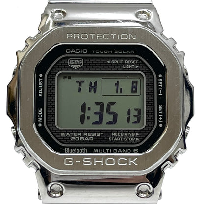 G-SHOCK | ジーショック 腕時計 GMW-B5000D-1JF デジタル表示 ソーラー電波時計 シルバー【加古川店】