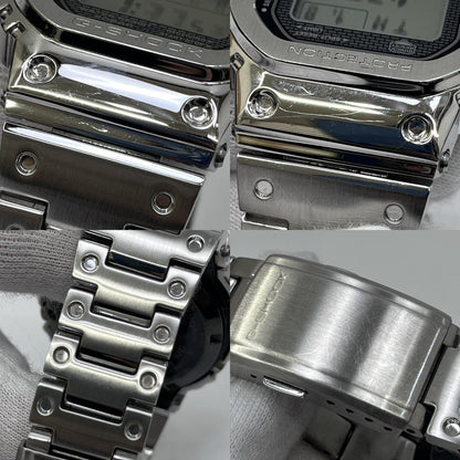 G-SHOCK | ジーショック 腕時計 GMW-B5000D-1JF デジタル表示 ソーラー電波時計 シルバー【加古川店】