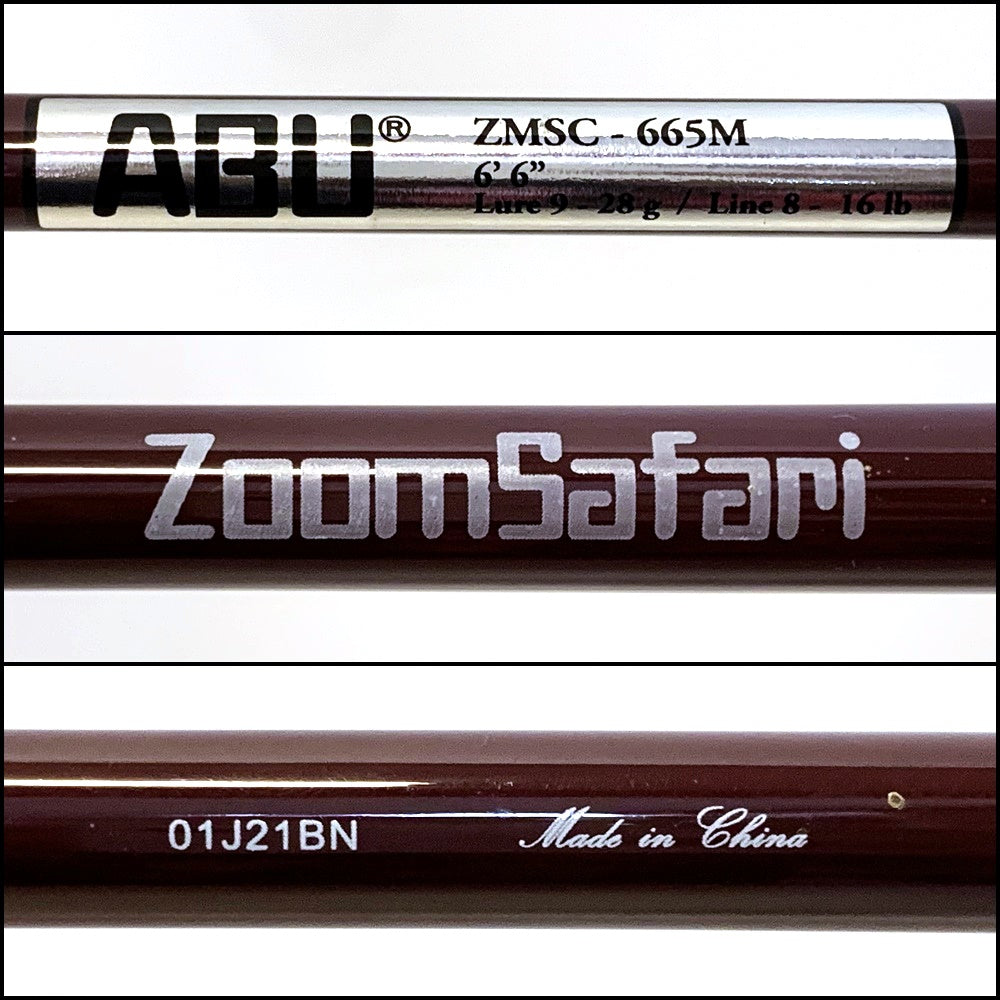 【釣り/つり/釣具/ロッド】AbuGarcia | アブガルシア ズームサファリ ZMSC-665M【加古川店】