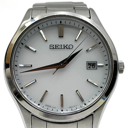 SEIKO | セイコー SBPX147 腕時計 V157-0DR0 アナログ表示 ソーラー シルバー【加古川店】
