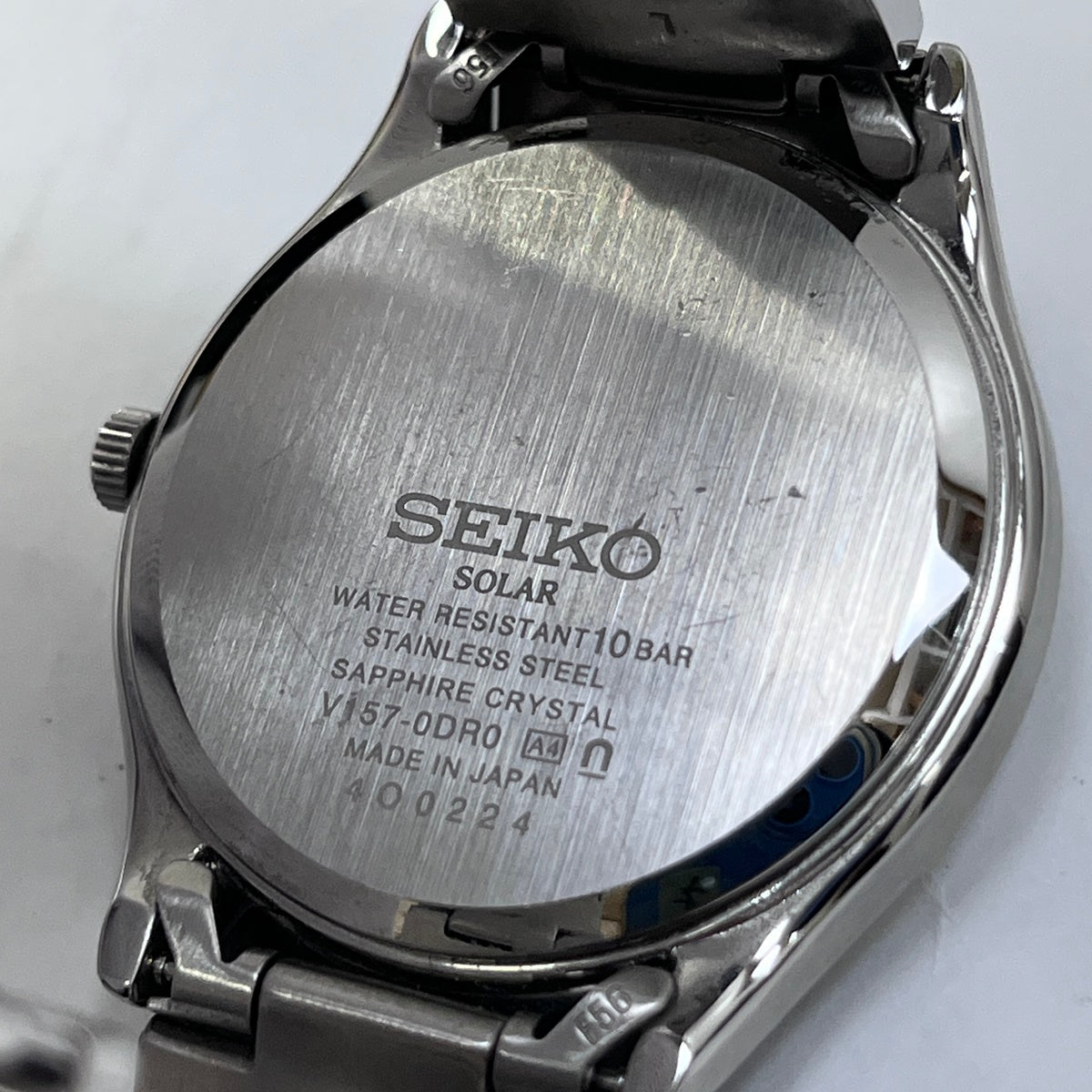 SEIKO | セイコー SBPX147 腕時計 V157-0DR0 アナログ表示 ソーラー シルバー【加古川店】