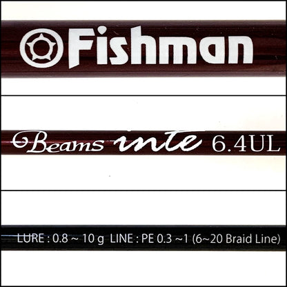【釣り/つり/釣具/ロッド】FISHMAN | フィッシュマン ビームスインテ 6.4UL【加古川店】