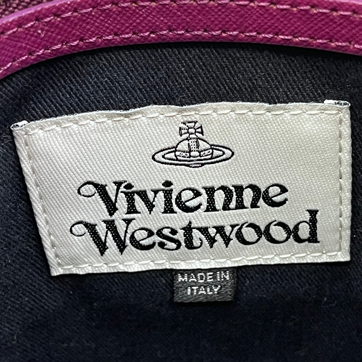 Vivienne Westwood | ヴィヴィアンウエストウッド サフィアーノ ショルダー ショルダーバッグ パープル【加古川店】