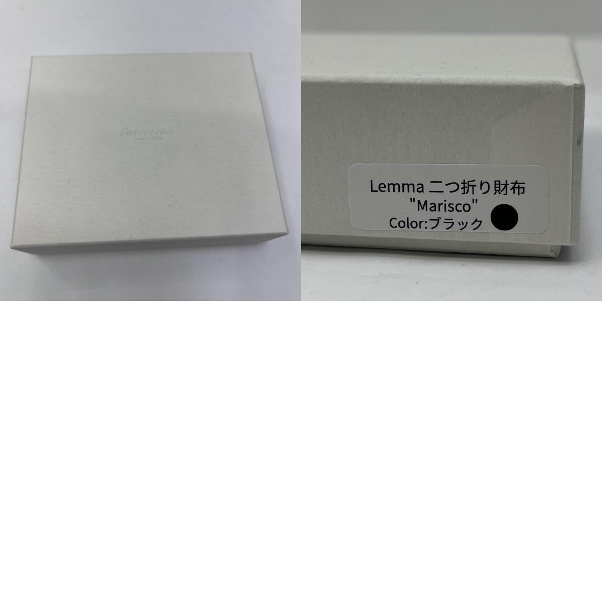 lemma 二つ折り財布 ブラック【加古川店】