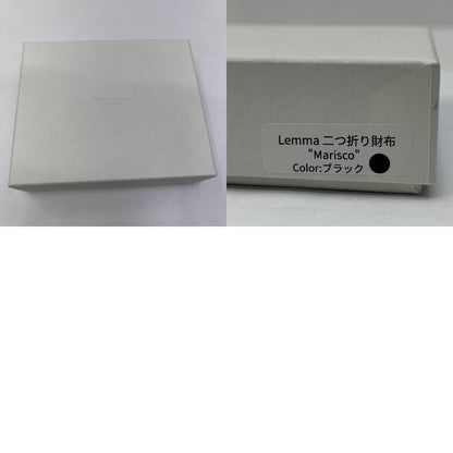 lemma 二つ折り財布 ブラック【加古川店】