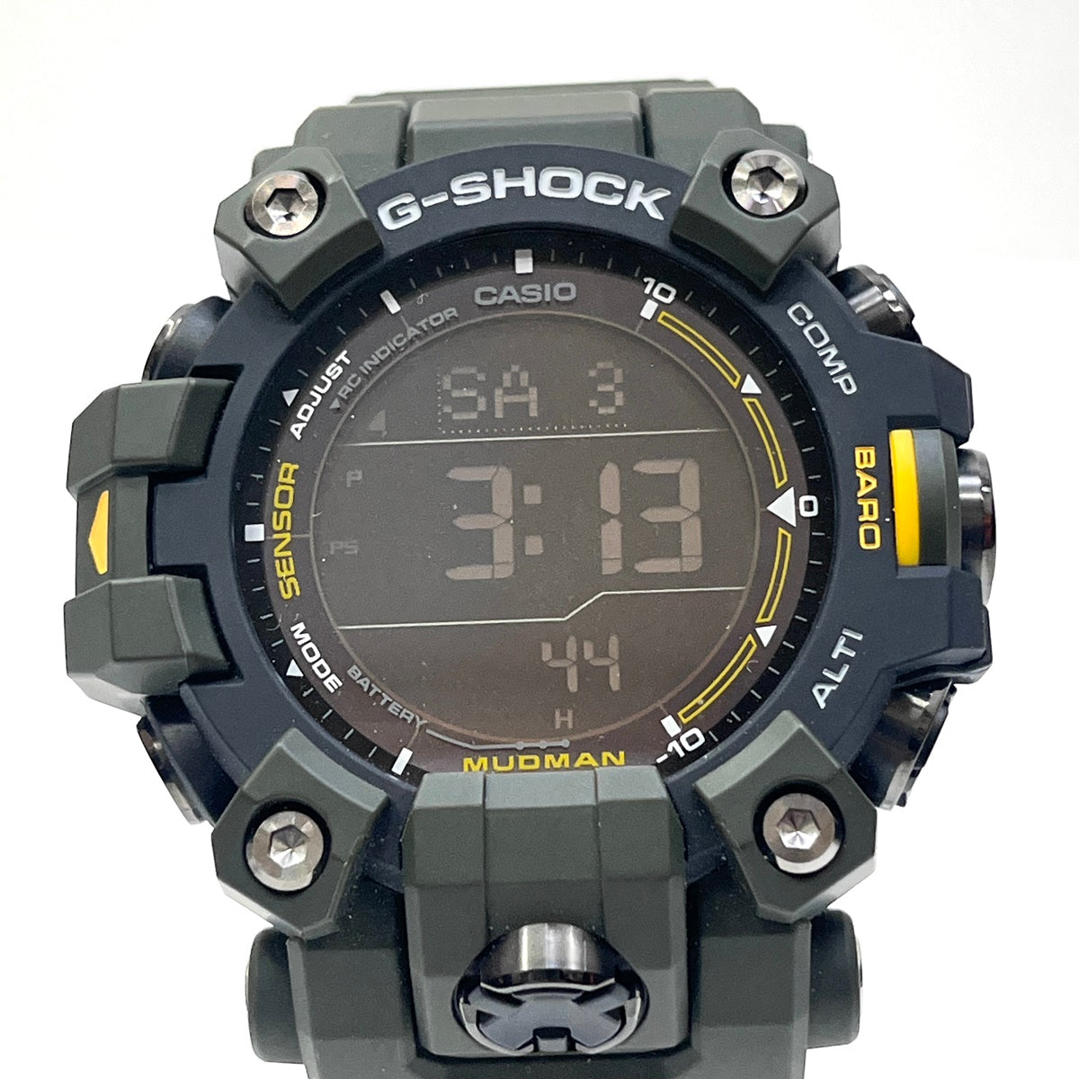 G-SHOCK | ジーショック MUDMAN 腕時計 GW-9500-3JF デジタル表示 ソーラー電波時計 カーキ【加古川店】