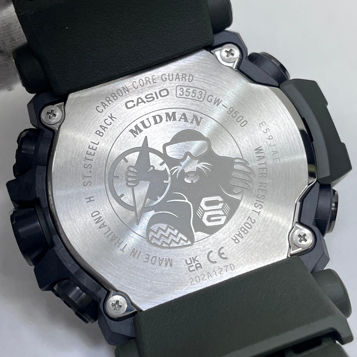 G-SHOCK | ジーショック MUDMAN 腕時計 GW-9500-3JF デジタル表示 ソーラー電波時計 カーキ【加古川店】