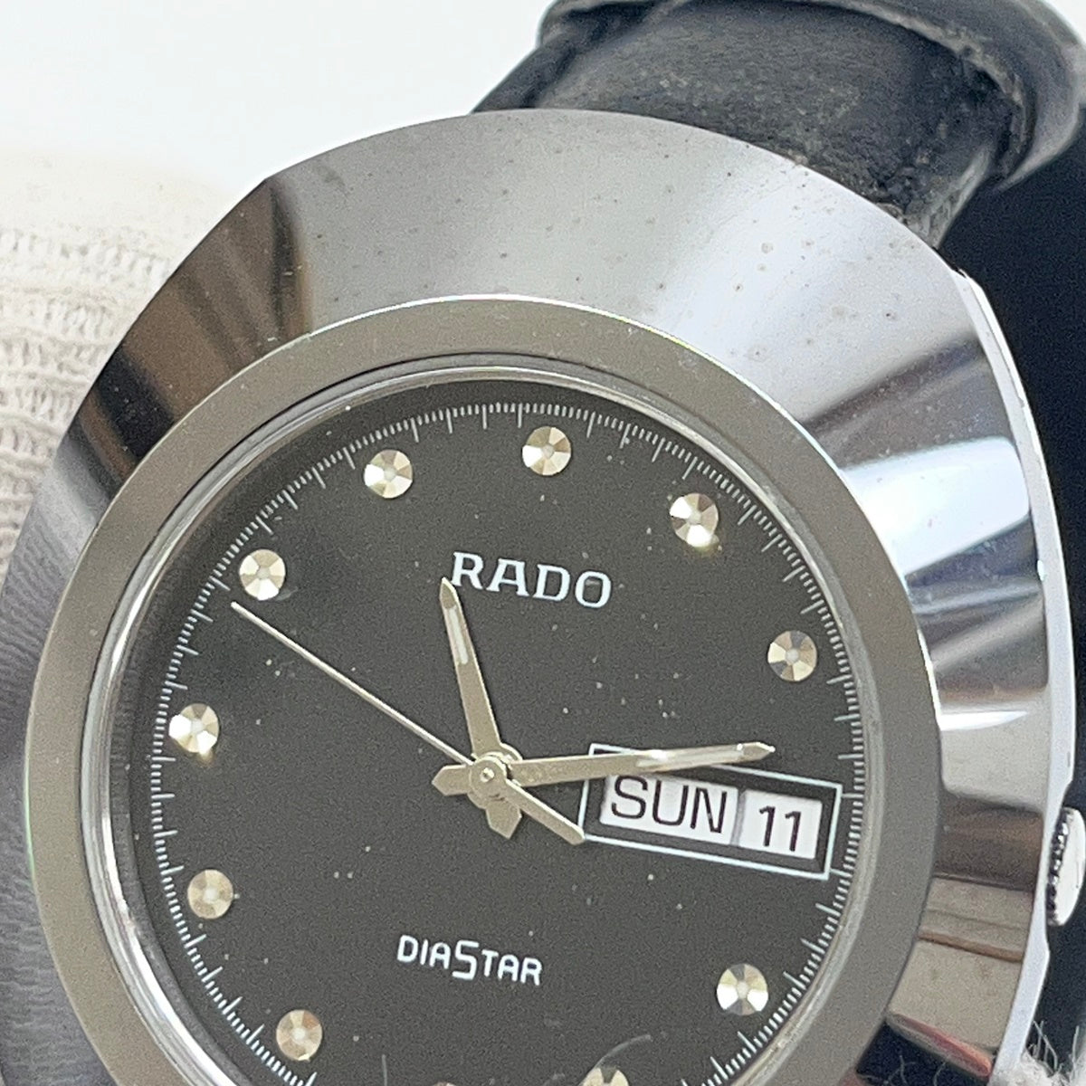 RADO | ラドー ダイヤスター ベルト社外品 腕時計 114.0391.3 アナログ表示 クオーツ ブラック【加古川店】