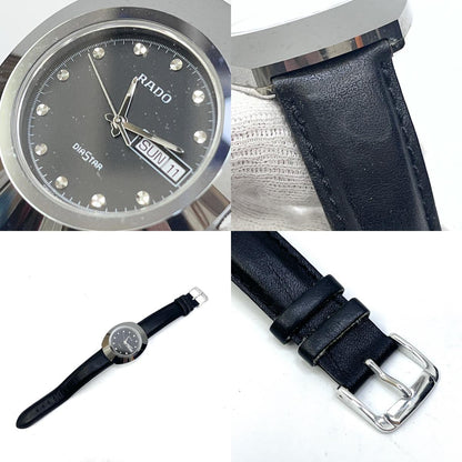 RADO | ラドー ダイヤスター ベルト社外品 腕時計 114.0391.3 アナログ表示 クオーツ ブラック【加古川店】