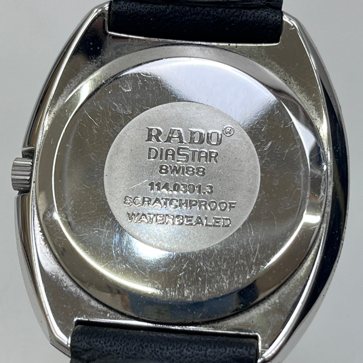 RADO | ラドー ダイヤスター ベルト社外品 腕時計 114.0391.3 アナログ表示 クオーツ ブラック【加古川店】