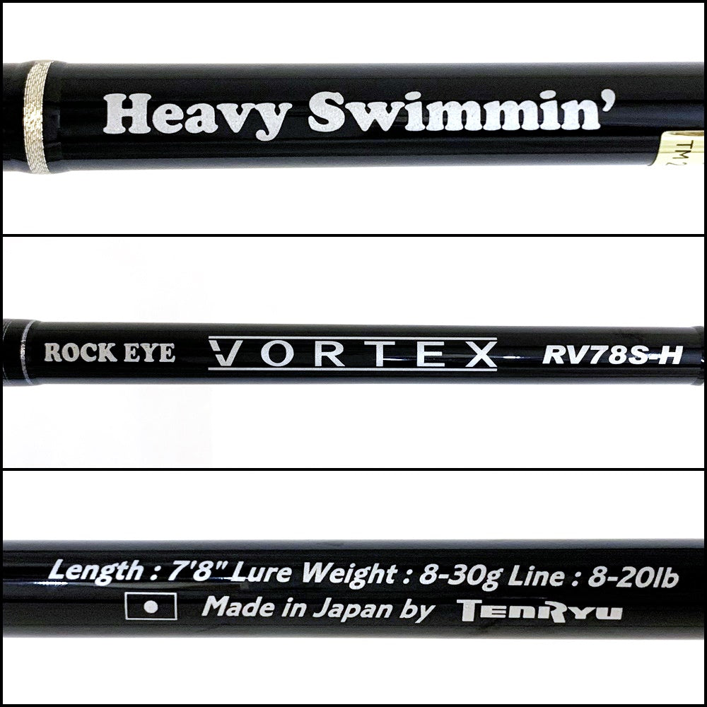 【釣り/つり/釣具/ロッド】TENRYU | 天龍 ロックアイヴォルテックス RV78S-H【加古川店】